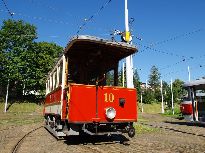 Motorový vůz č. 10 ve vozovně Medlánky. Foto © Martin Šiler.