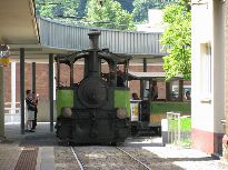 Souprava parní tramvaje Caroline krátce po najetí. Foto © Jan Píšala.