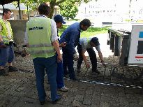 Odklízení vozů ze smyčky. Foto © Martin Šiler.