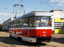 T3G při posunu ve vozovně Pisárky. Foto © Martin Šiler.