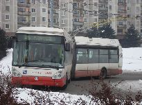 25Tr na konečné Osová. Foto 24.1.2010 © Martin Šiler