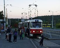 Dvojice vozů T3. Foto © Roman Šiler 2.10.2001