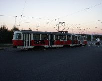 Dvojice vozů T3.
Foto © Roman Šiler 2.10.2001