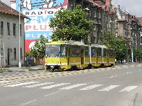 Tramvaj typu KT8D5 na lince 4. Foto © Roman Šiler 22.5.2003