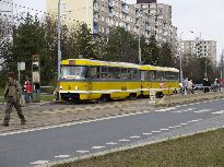 Dvojice vozů T3. 
Foto © Roman Šiler 11.4.2006