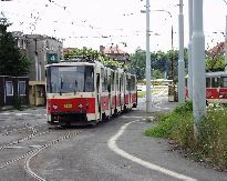 Tramvaj KT8D5. Foto © Roman Šiler 27.6.2000