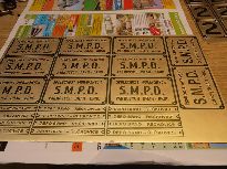 Vyleptané tabule formátu A4, tl. 1 mm.