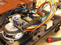 Výsledná montáž zvukového dekodéru.