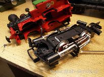 odmontovaný podvozek