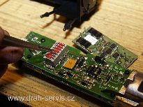 přepnutí DIP spínačů na OFF