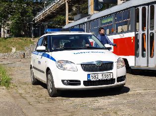 Vůz dispečinku DPMB. Foto © Martin Šiler.