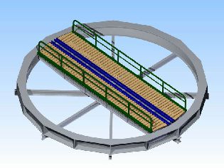 Točna rotundy - celková sestava.
