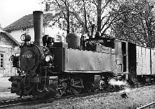 Stroj 99 637 ještě v provozu v 60. letech.