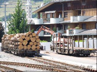Překladiště v koncové stanici Tirano. Foto 8. 5. 2009 © Roman Šiler.