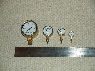 Anglické manometry rozšířené nabídky.